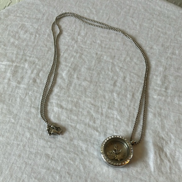 In(script)ions by Origami Owl: Silver Tone North Carolina Locket Necklace-Charms - Picture 1 of 11